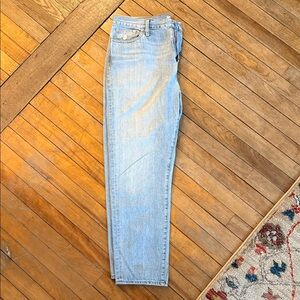 Madewell Women's Straight Leg Jeans - Light Blue, Size 32